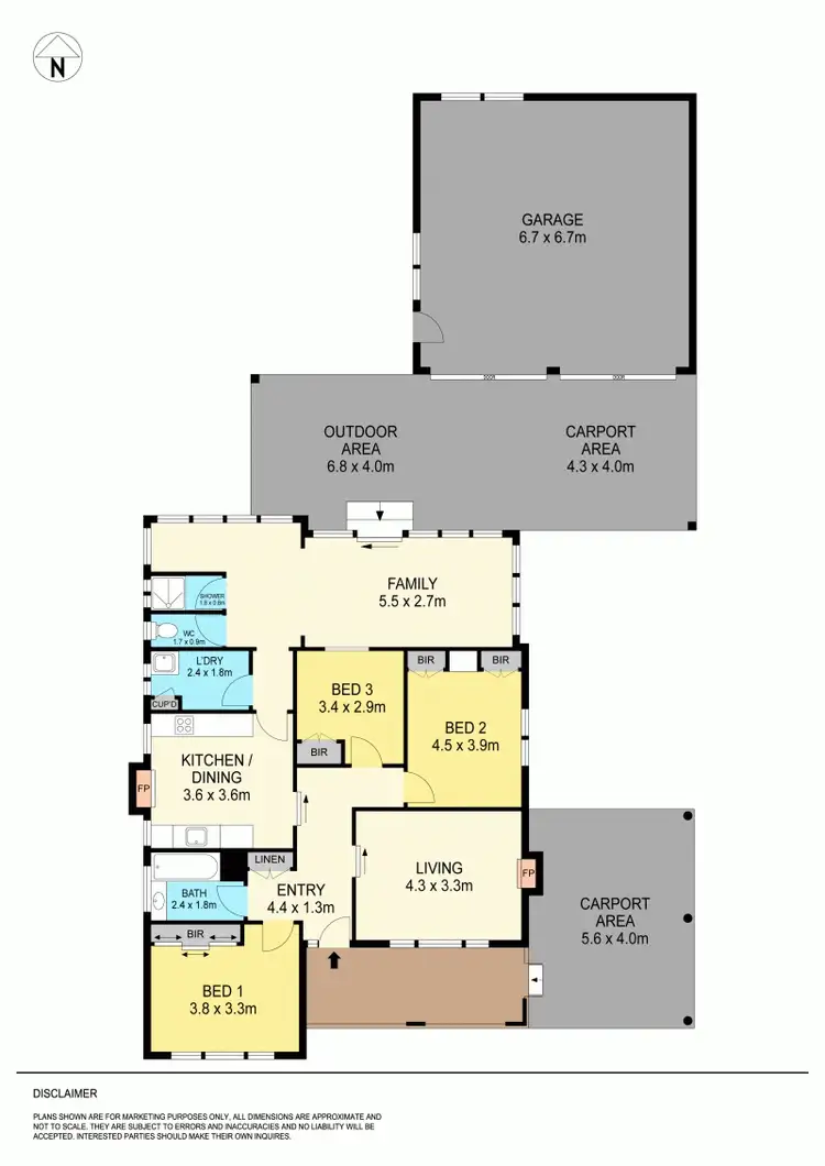 Floorplan of Homely house listing, 1140 Grevillea Road, Wendouree VIC 3355