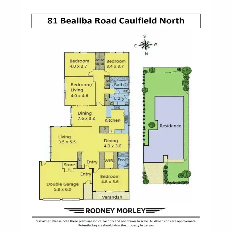 Floorplan of Homely house listing, 81 Bealiba Road, Caulfield South VIC 3162