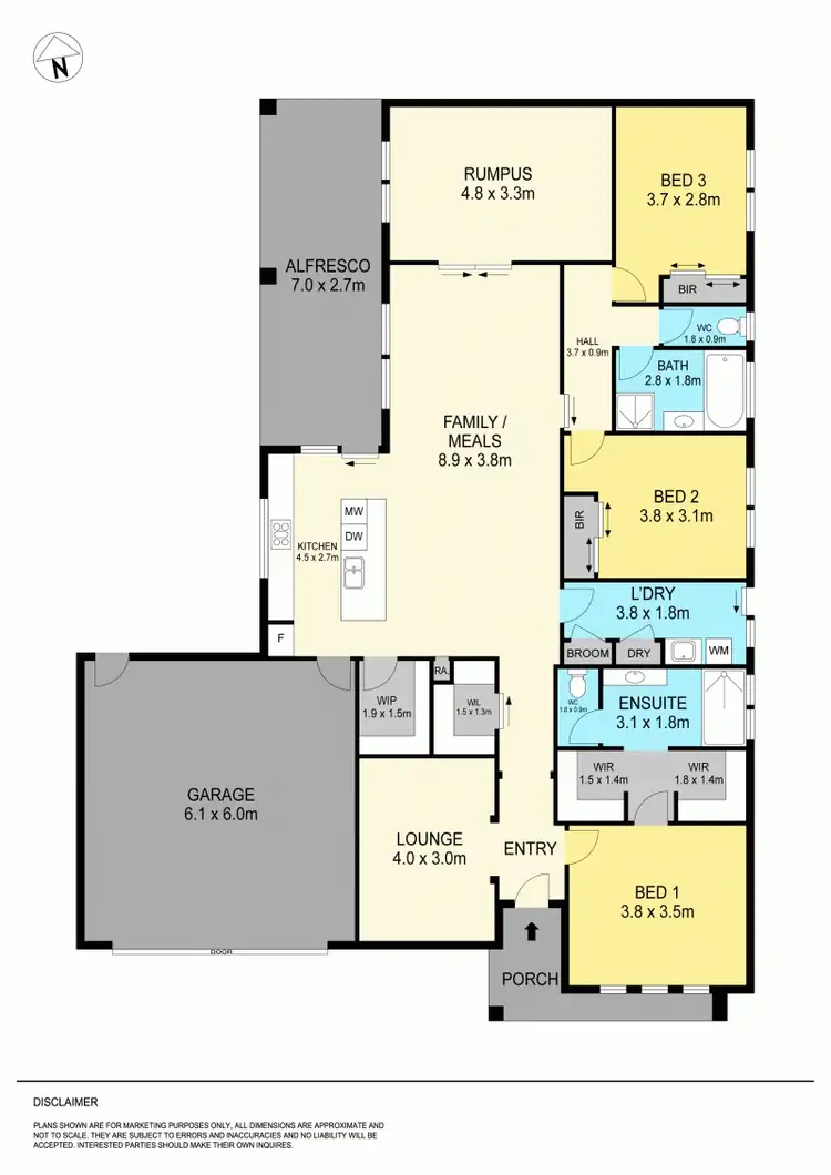 Floorplan of Homely house listing, 15 Tanderra Court, Miners Rest VIC 3352