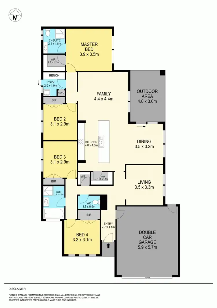 Floorplan of Homely house listing, 22 Hodge Street, Miners Rest VIC 3352