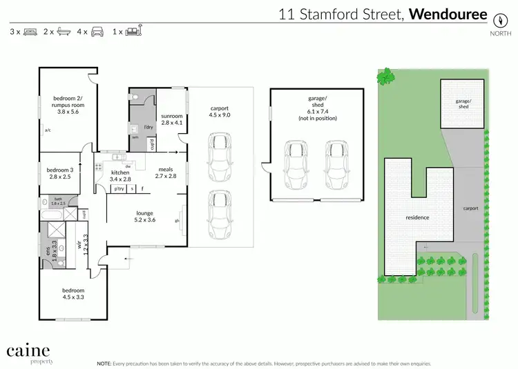Floorplan of Homely house listing, 11 Stamford Street, Wendouree VIC 3355