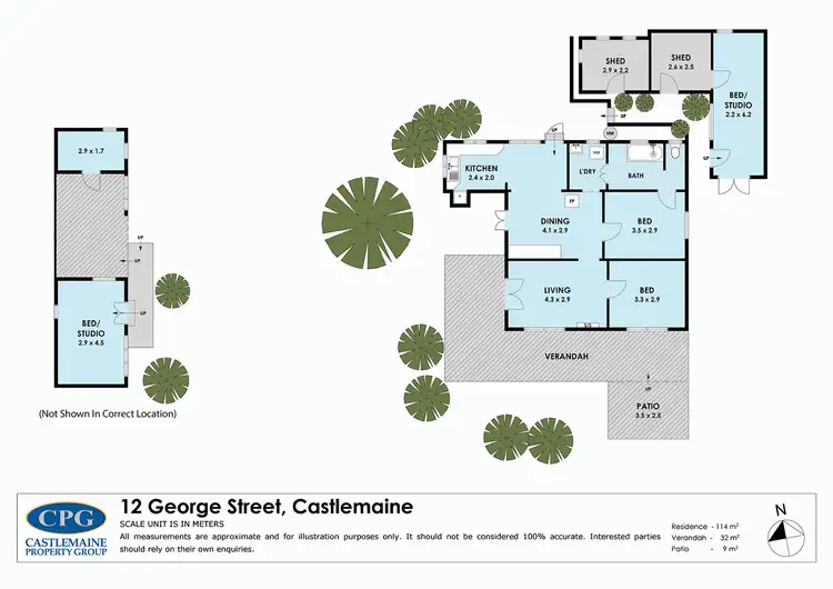 Floorplan of Homely house listing, 12 George Street, Castlemaine VIC 3450