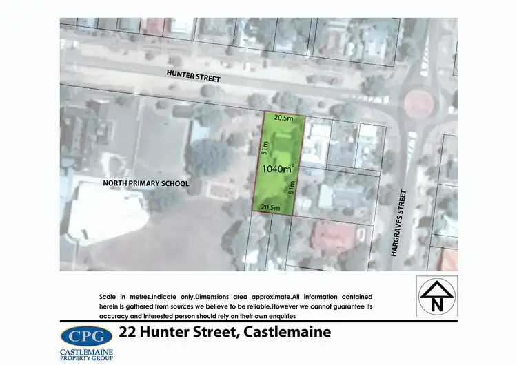 Floorplan of Homely house listing, 22 Hunter Street, Castlemaine VIC 3450