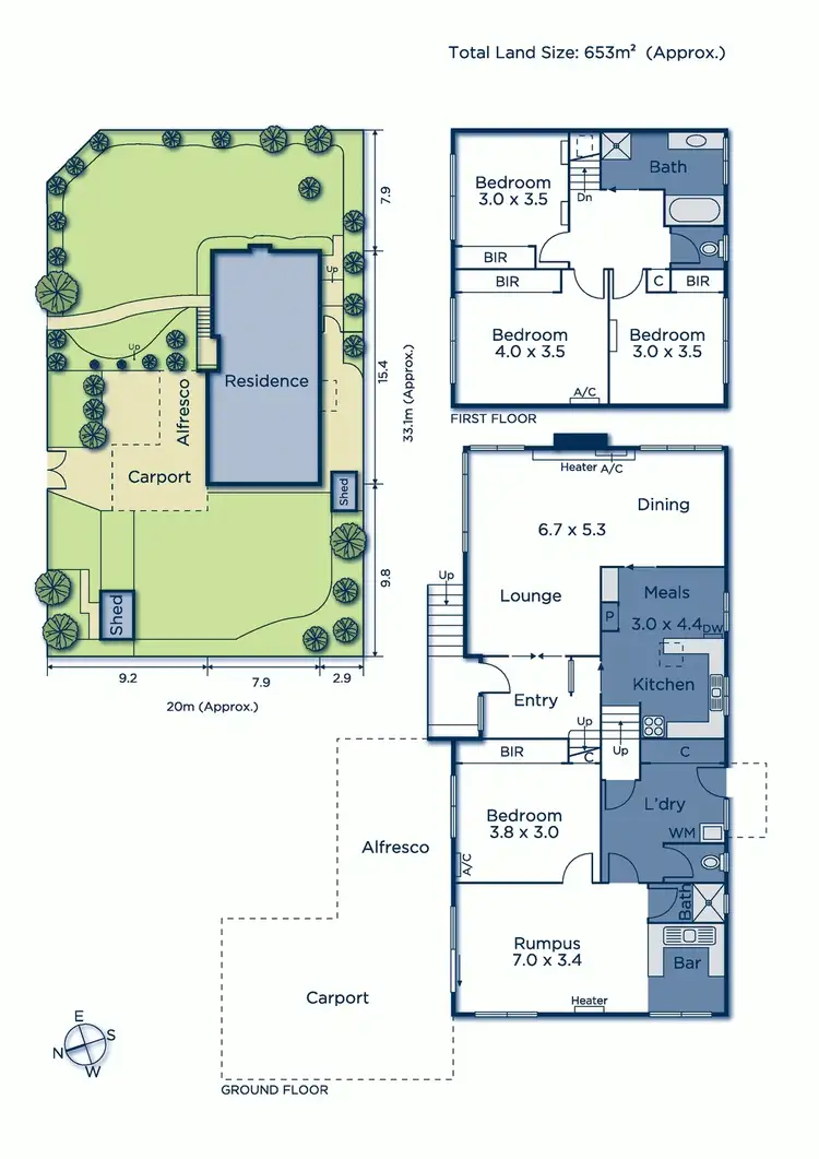 Floorplan of Homely house listing, 14 Box Avenue, Forest Hill VIC 3131