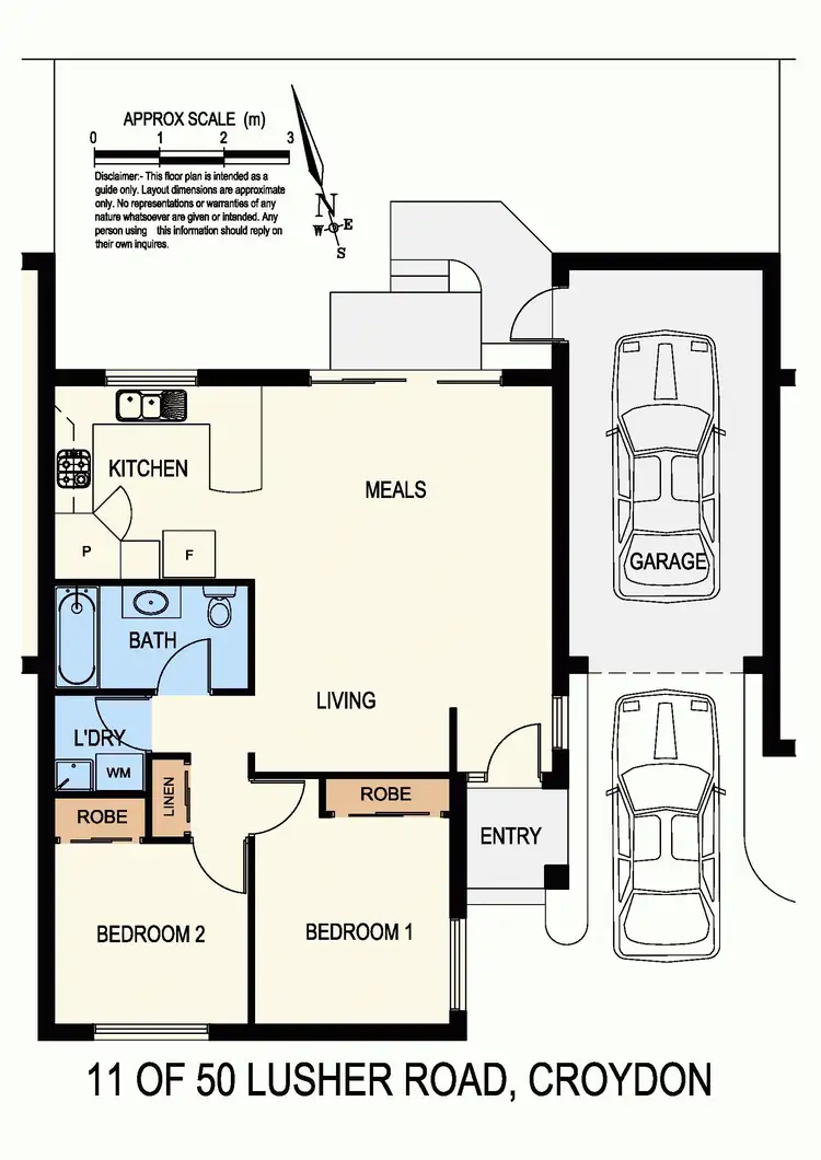 Floorplan of Homely unit listing, 11/50 Lusher Road, Croydon VIC 3136