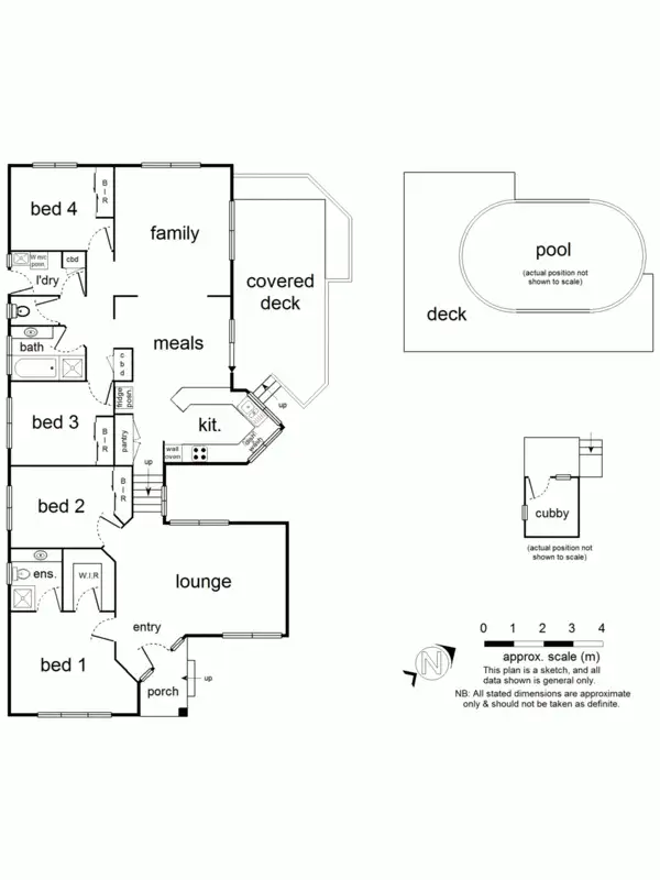 Floorplan of Homely house listing, 6 Nandina Close, Warranwood VIC 3134