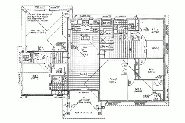 Floorplan of Homely house listing, 97 Twin Ranges Drive, Warragul VIC 3820