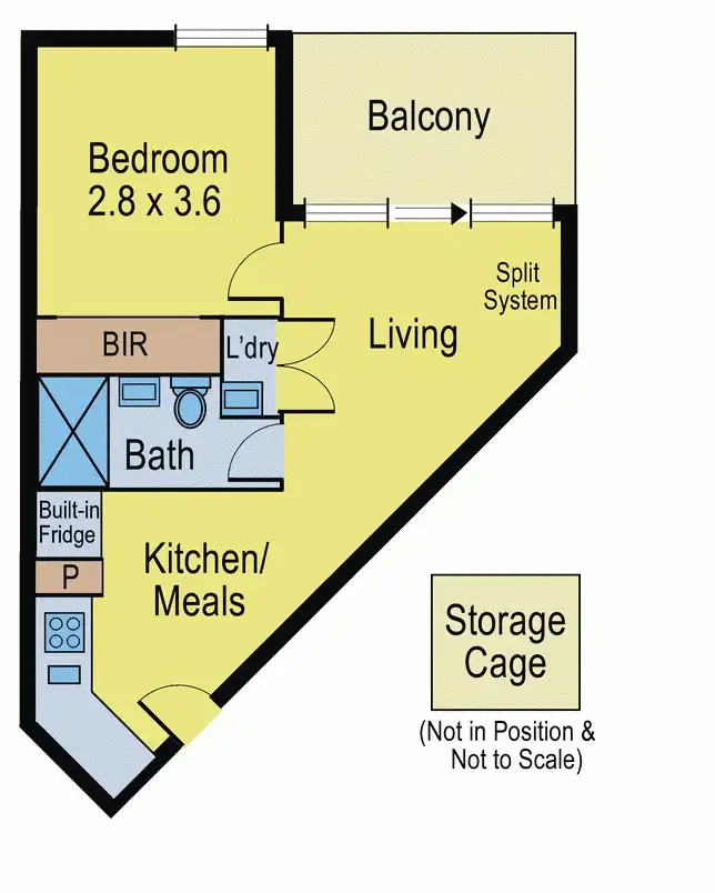 Floorplan of Homely apartment listing, 205/2 Willis Lane, Hampton VIC 3188