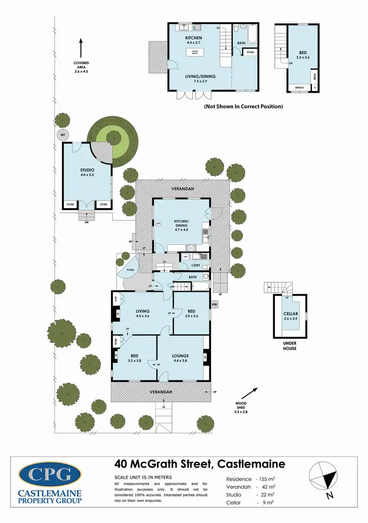 Floorplan of Homely house listing, 40 McGrath Street, Castlemaine VIC 3450