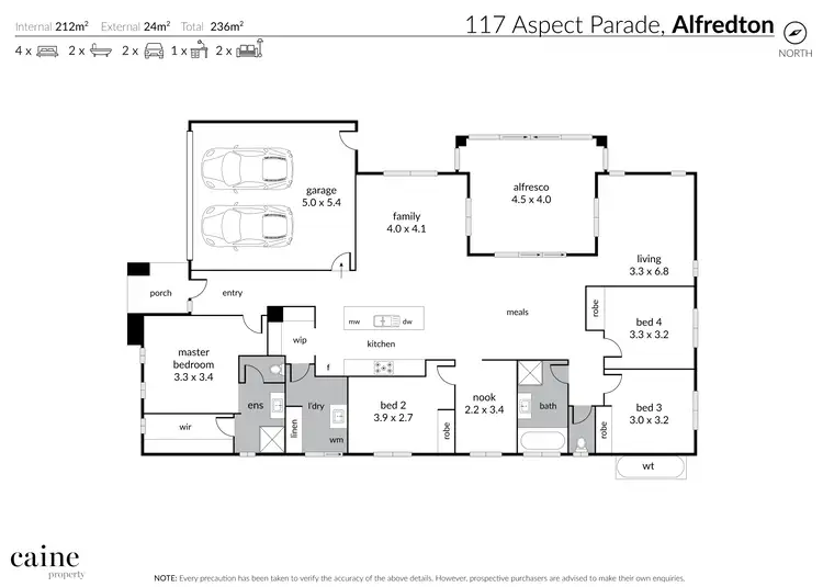 Floorplan of Homely house listing, 117 Aspect Parade, Alfredton VIC 3350