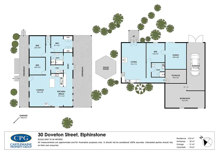 Floorplan of Homely house listing, 30 Doveton Street, Elphinstone VIC 3448