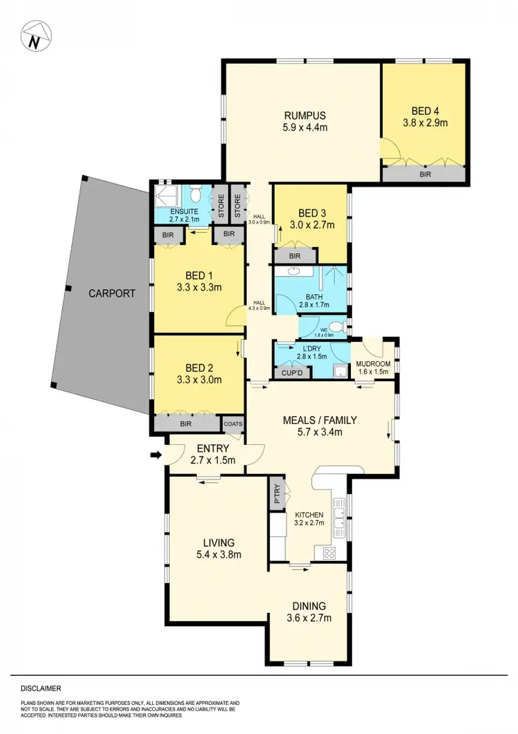 Floorplan of Homely house listing, 10 Marilyn Street, Wendouree VIC 3355