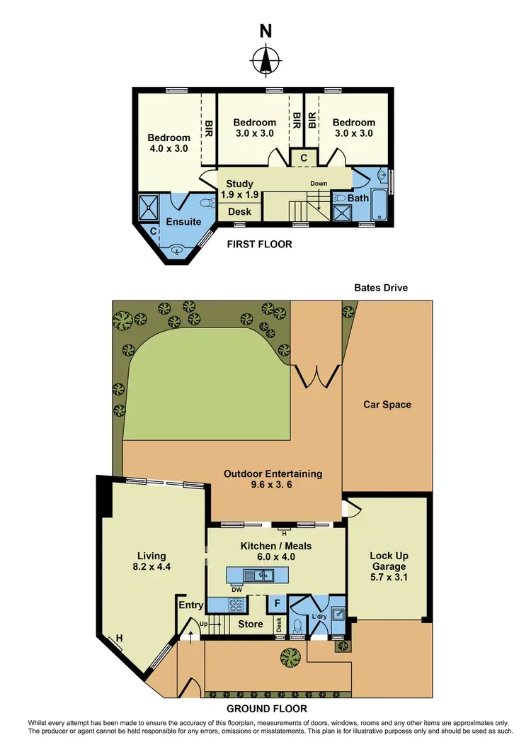 Floorplan of Homely house listing, 2 Knight Mews, Williamstown VIC 3016