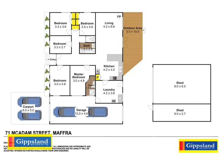 Floorplan of Homely house listing, 71 McAdam Street, Maffra VIC 3860