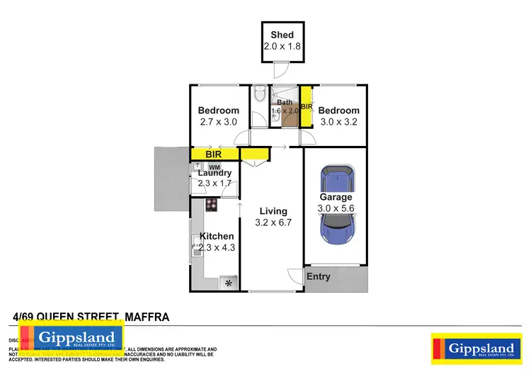 Floorplan of Homely unit listing, 4/69 Queen Street, Maffra VIC 3860