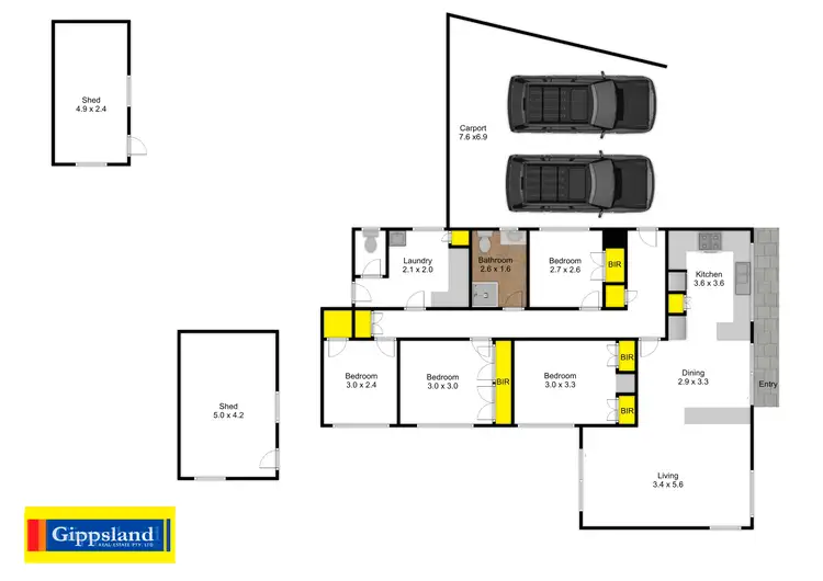 Floorplan of Homely house listing, 27 George Street, Maffra VIC 3860