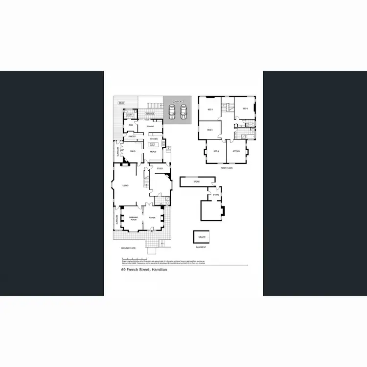 Floorplan of Homely house listing, 69 French Street, Hamilton VIC 3300