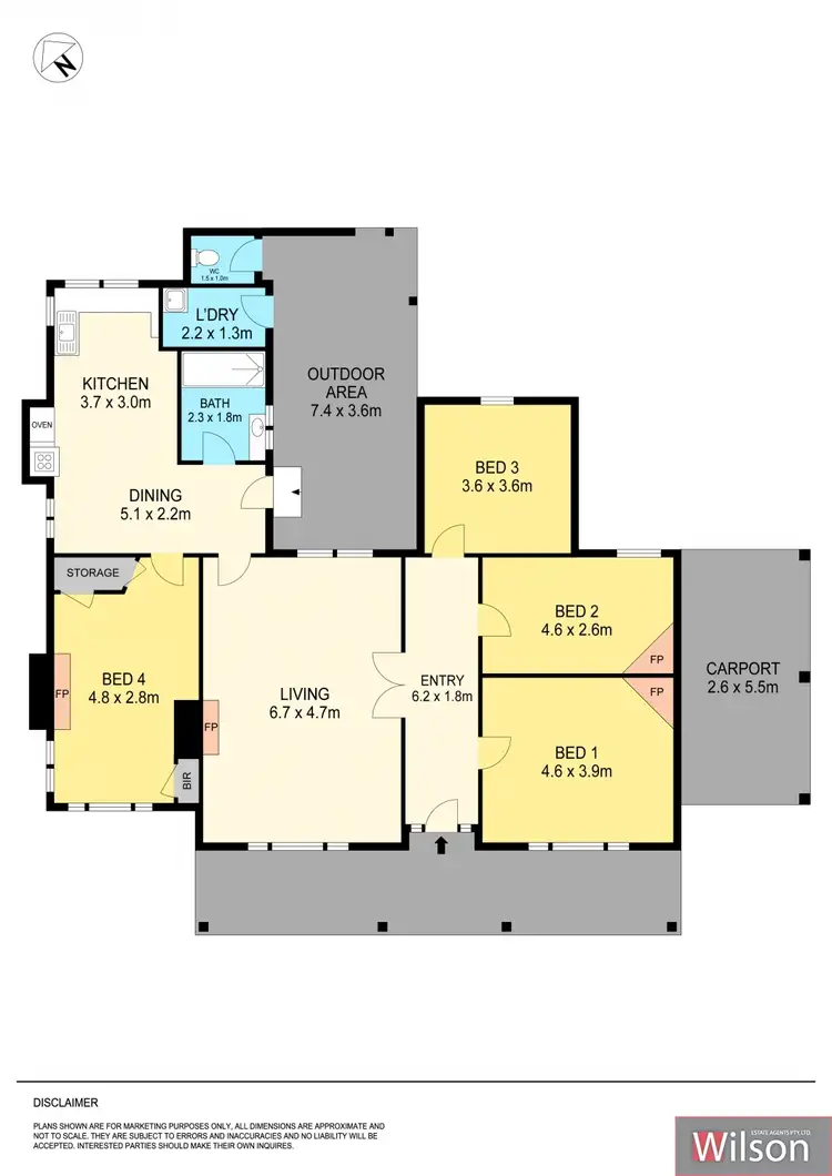 Floorplan of Homely house listing, 407 Grant Street, Golden Point VIC 3350
