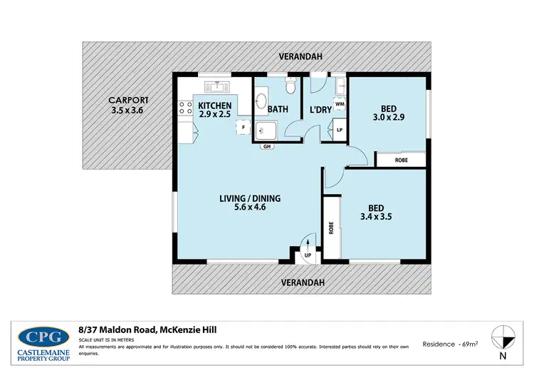 Floorplan of Homely house listing, 8/37 Maldon Road, Mckenzie Hill VIC 3451