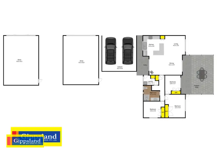 Floorplan of Homely rural property listing, 213 Brewers Hill Road, Maffra VIC 3860