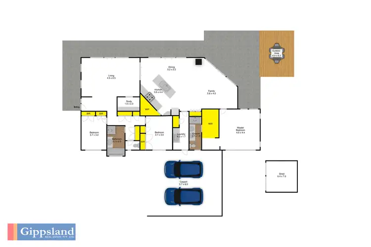 Floorplan of Homely house listing, 7-15 Langlands Lane, Glenmaggie VIC 3858