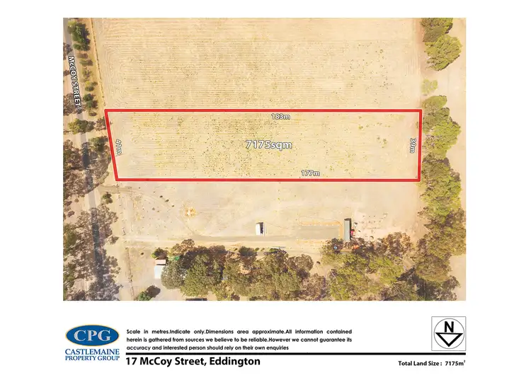 Floorplan of Homely land listing, 17 McCoy Street, Eddington VIC 3472