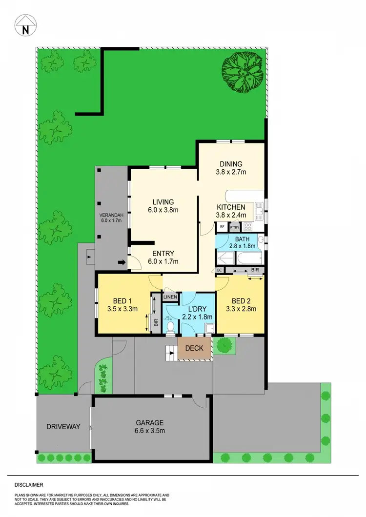 Floorplan of Homely townhouse listing, 311 Pleasant Street South, Ballarat Central VIC 3350