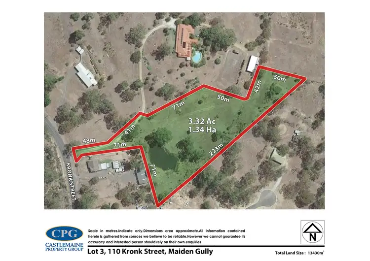 Floorplan of Homely land listing, Lot 3, 110 Kronk Street, Maiden Gully VIC 3551