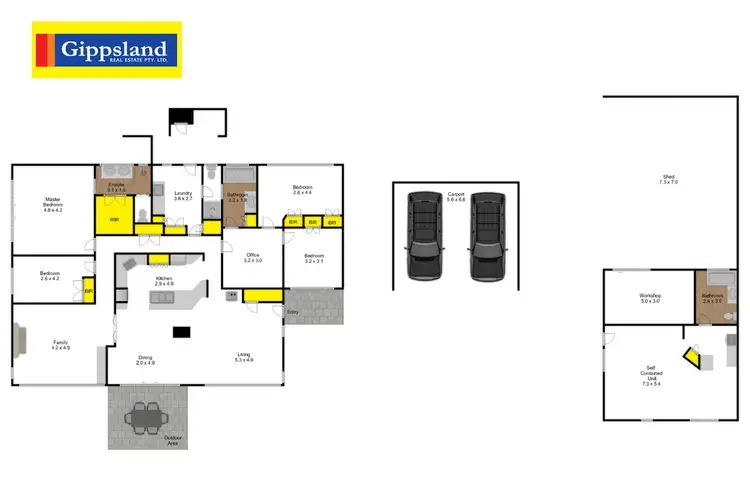 Floorplan of Homely house listing, 272 Nordens Lane, Maffra VIC 3860