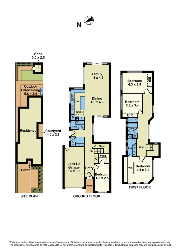 Floorplan of Homely townhouse listing, 46A Cornwall Road, Sunshine VIC 3020