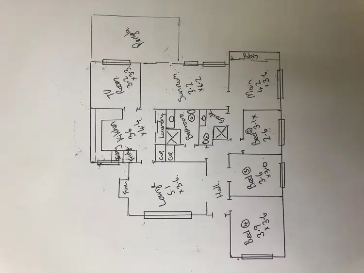 Floorplan of Homely house listing, 17 Wright Street, Heathcote VIC 3523
