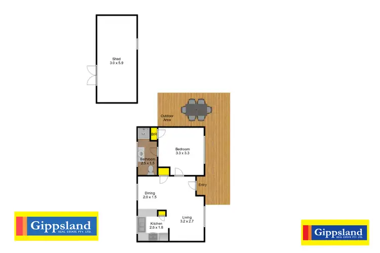 Floorplan of Homely house listing, 198 Munro-Stockdale Road, Munro VIC 3862