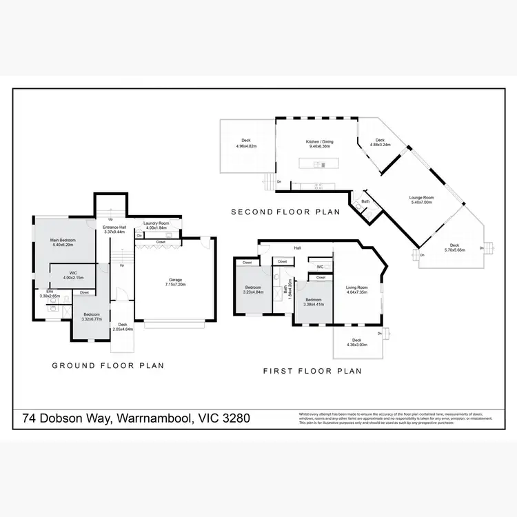 Floorplan of Homely house listing, 74 Dobson Way, Warrnambool VIC 3280