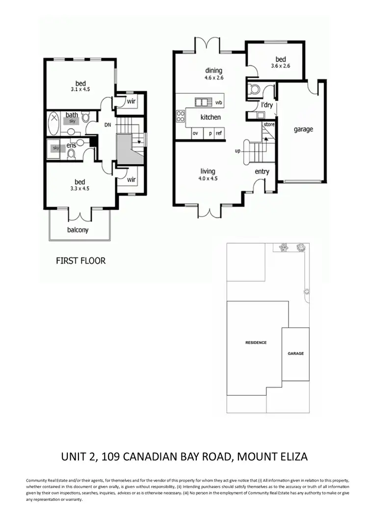 Floorplan of Homely unit listing, 2/109 Canadian Bay Road, Mount Eliza VIC 3930