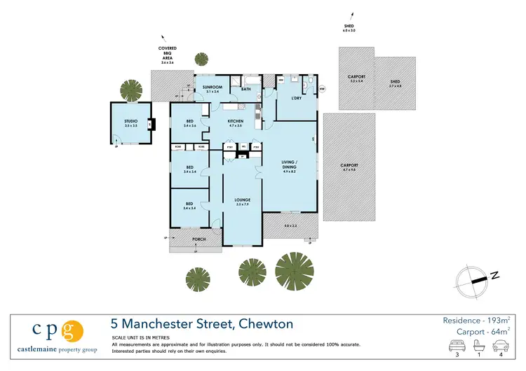 Floorplan of Homely house listing, 5 Manchester Street, Chewton VIC 3451