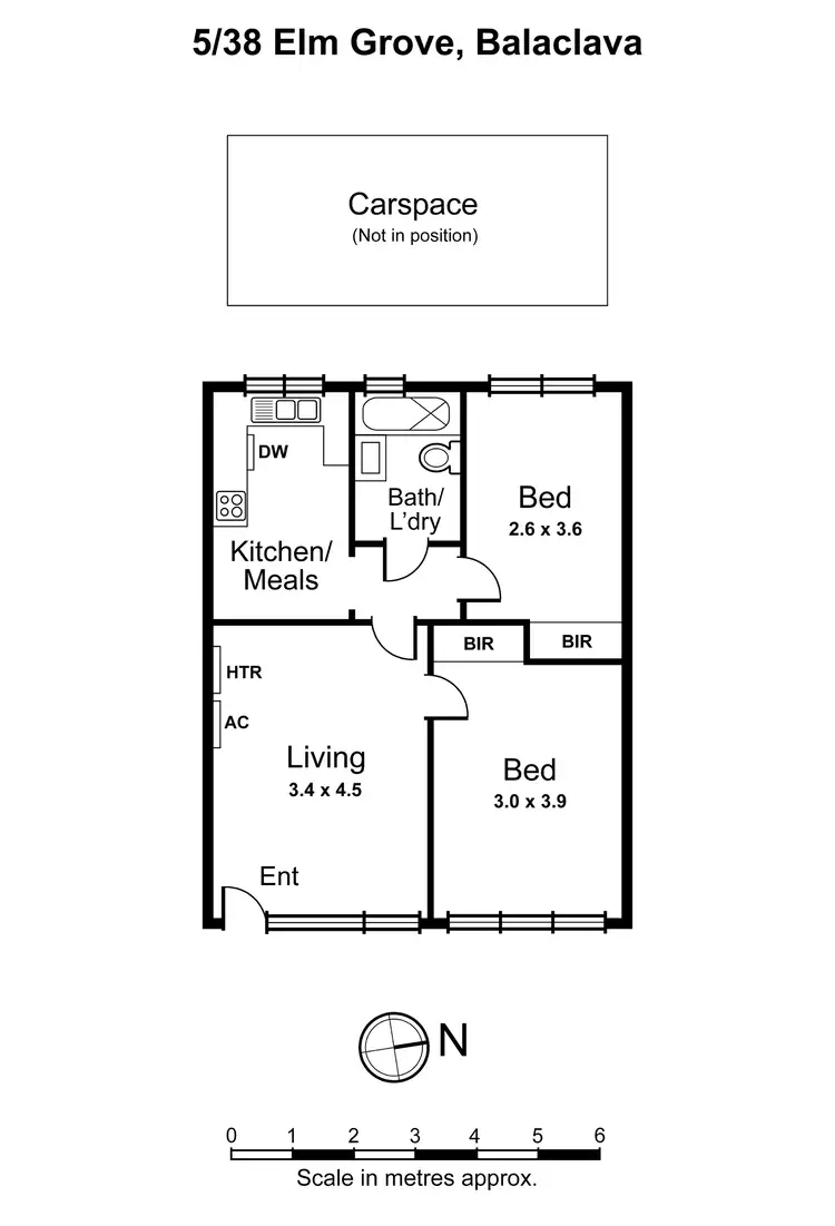 Floorplan of Homely apartment listing, 5/38 Elm Grove, Balaclava VIC 3183