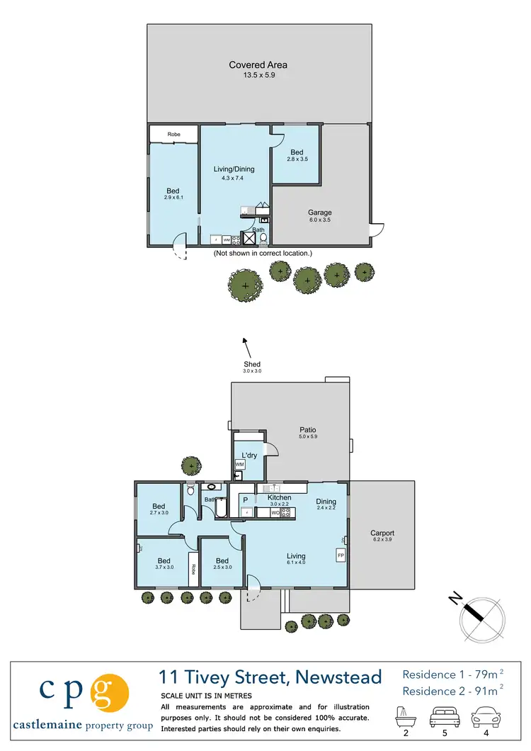 Floorplan of Homely house listing, 11 Tivey Street, Newstead VIC 3462