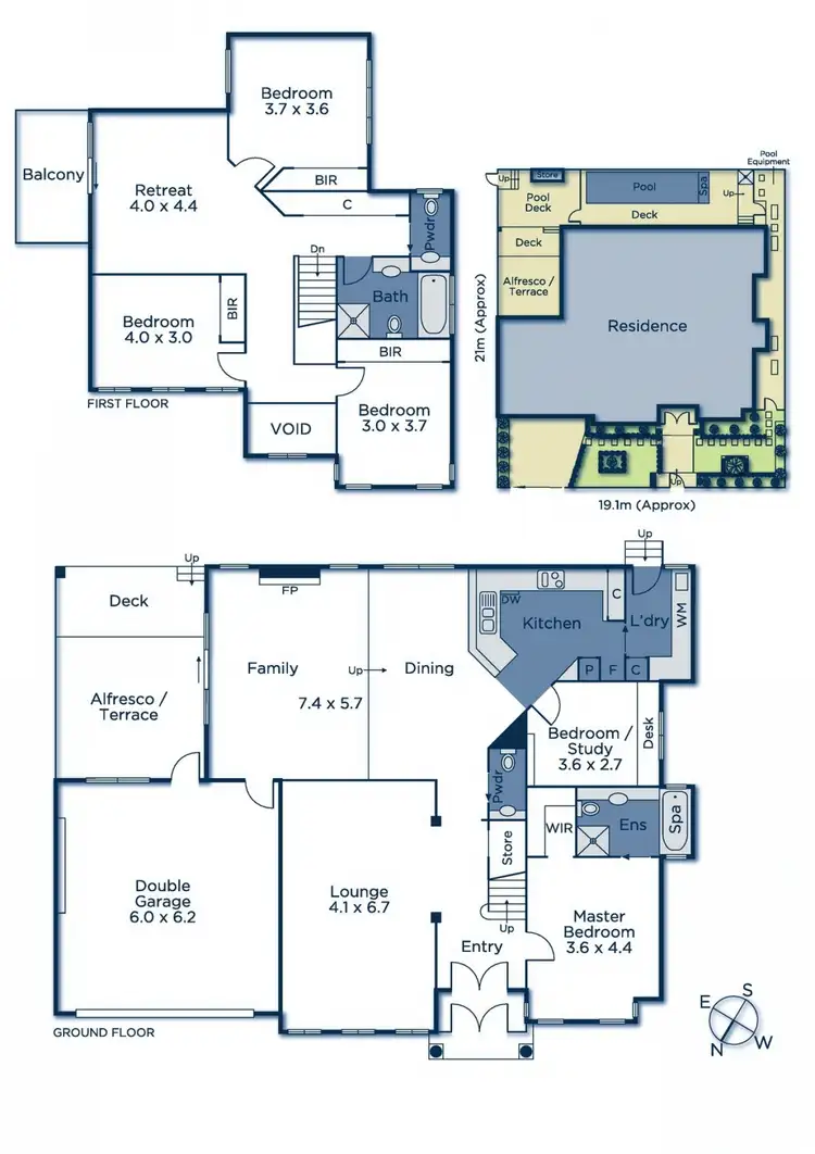 Floorplan of Homely house listing, 2B York Road, Glen Iris VIC 3146