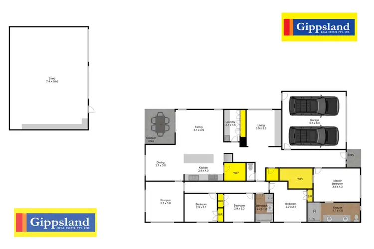 Floorplan of Homely house listing, 14 Currawong Crescent, Maffra VIC 3860