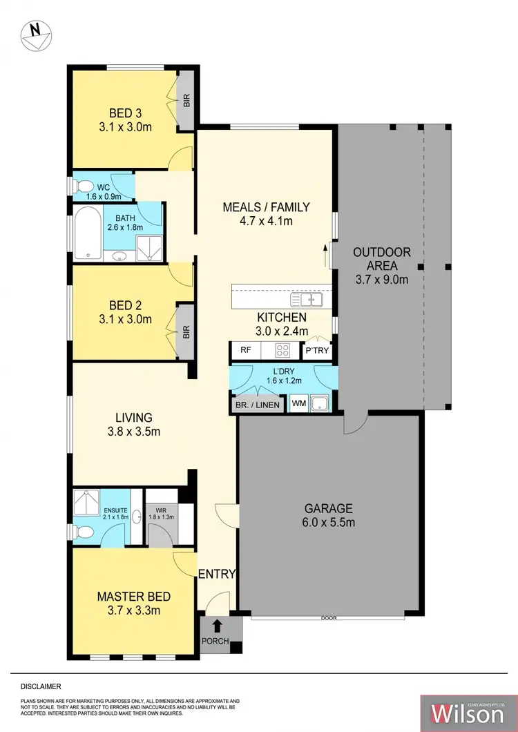 Floorplan of Homely house listing, 7 Davcol Drive, Sebastopol VIC 3356