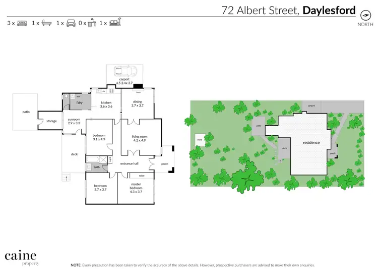 Floorplan of Homely house listing, 72 Albert Street, Daylesford VIC 3460