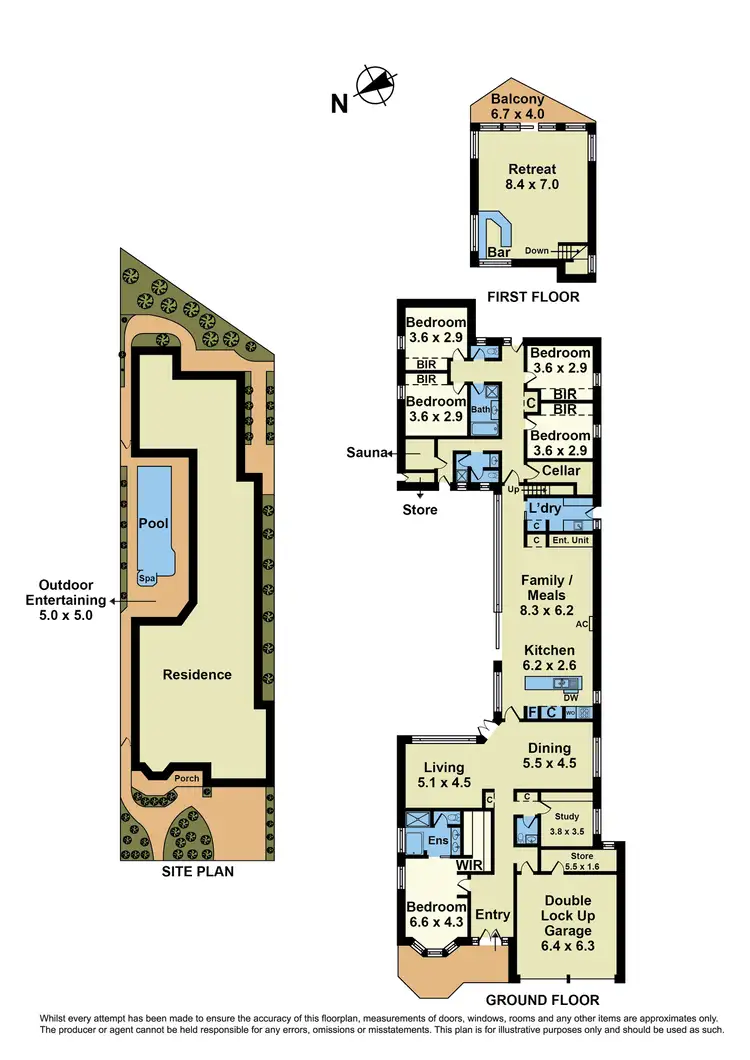 Floorplan of Homely house listing, 55 Morris Street, Williamstown VIC 3016