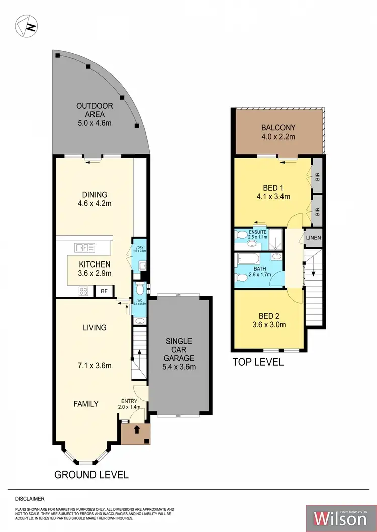 Floorplan of Homely townhouse listing, 3/305 Pleasant Street, Ballarat Central VIC 3350