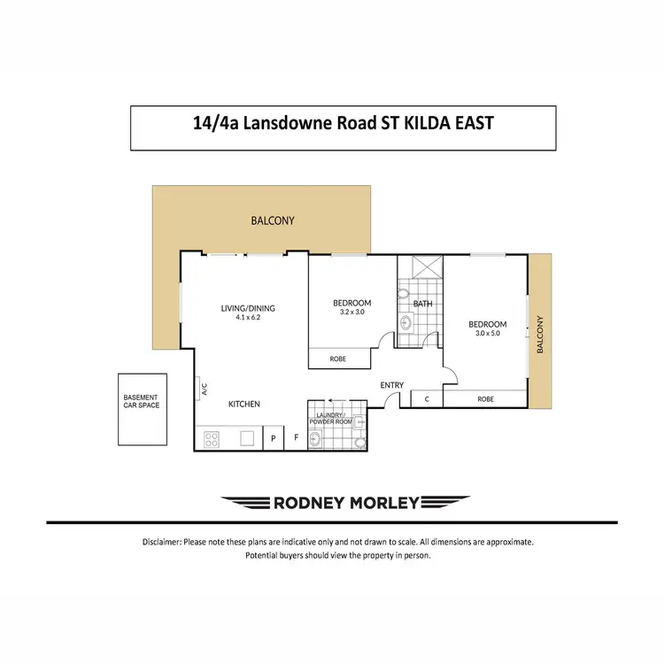 Floorplan of Homely apartment listing, 14/4a Lansdowne Road, St Kilda East VIC 3183