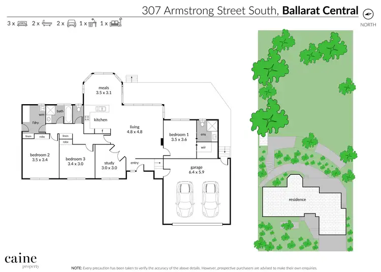 Floorplan of Homely house listing, 307 Armstrong Street South, Ballarat Central VIC 3350