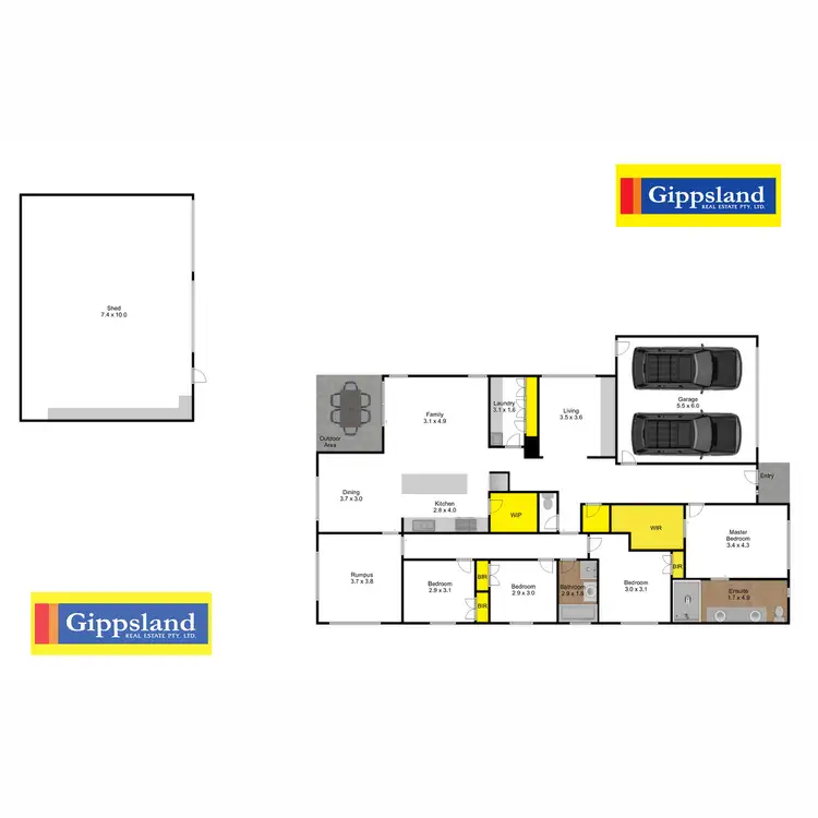 Floorplan of Homely house listing, 14 Currawong Crescent, Maffra VIC 3860