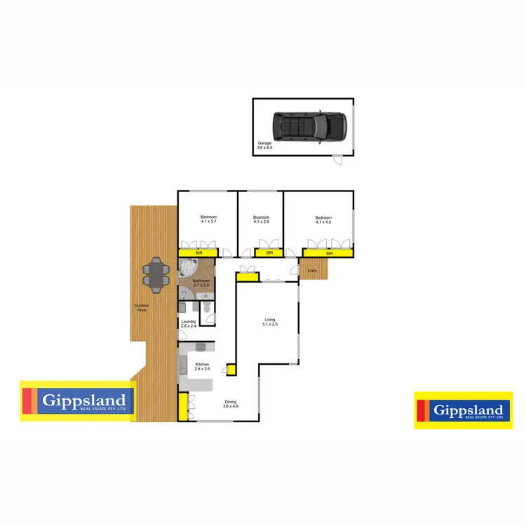 Floorplan of Homely house listing, 38 Sale Road, Maffra VIC 3860