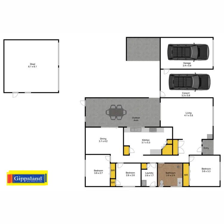 Floorplan of Homely house listing, 29 John Street, Maffra VIC 3860