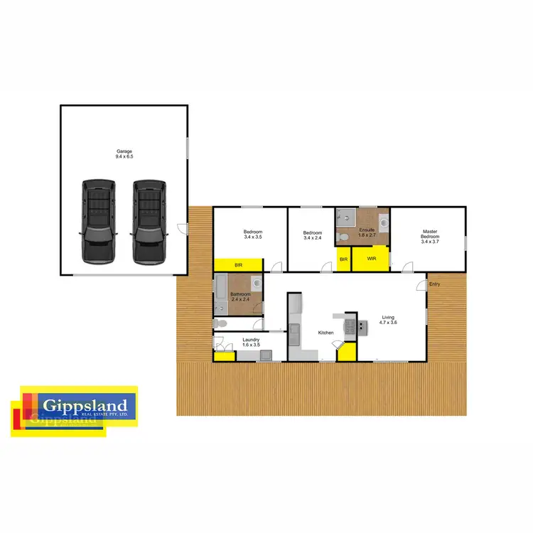Floorplan of Homely house listing, 6 Boisdale Street, Maffra VIC 3860