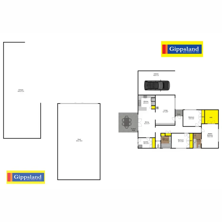 Floorplan of Homely house listing, 62 Powerscourt Street, Maffra VIC 3860